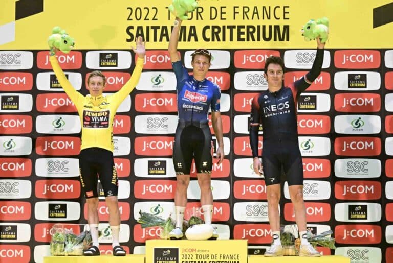 Critérium de Saitama : Victoire de Philipsen devant Vingegaard et Thomas