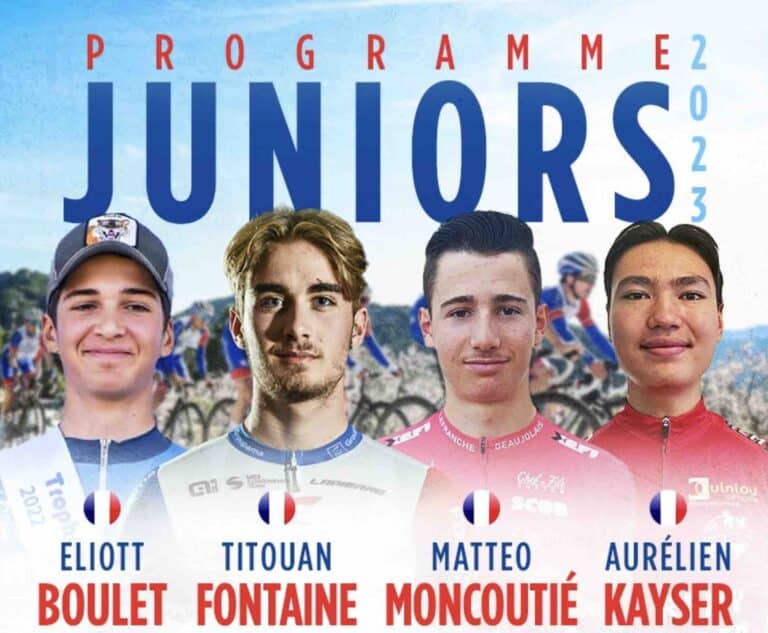 La Conti Groupama-FDJ avec 4 Juniors dont Matteo Moncoutié