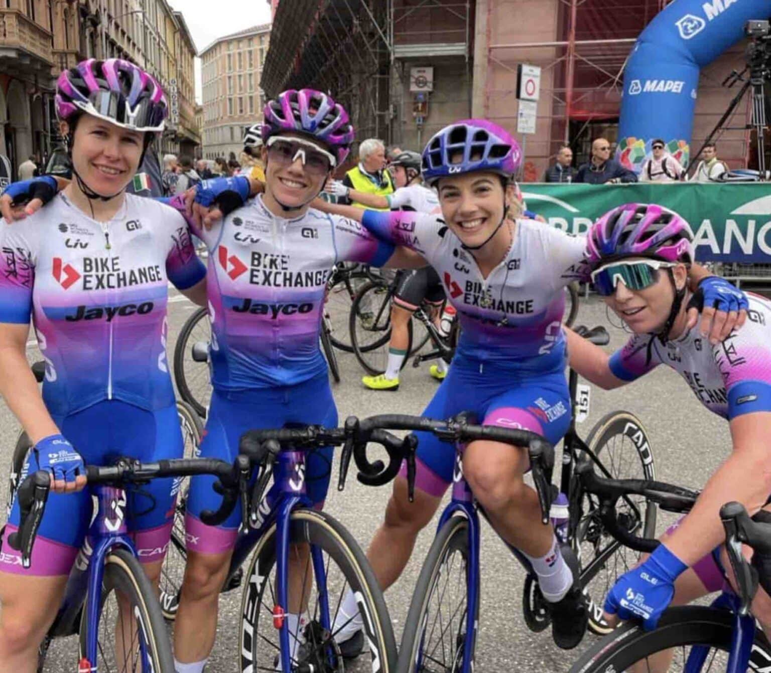 Team BikeExchangeJayco L'effectif féminin 2023