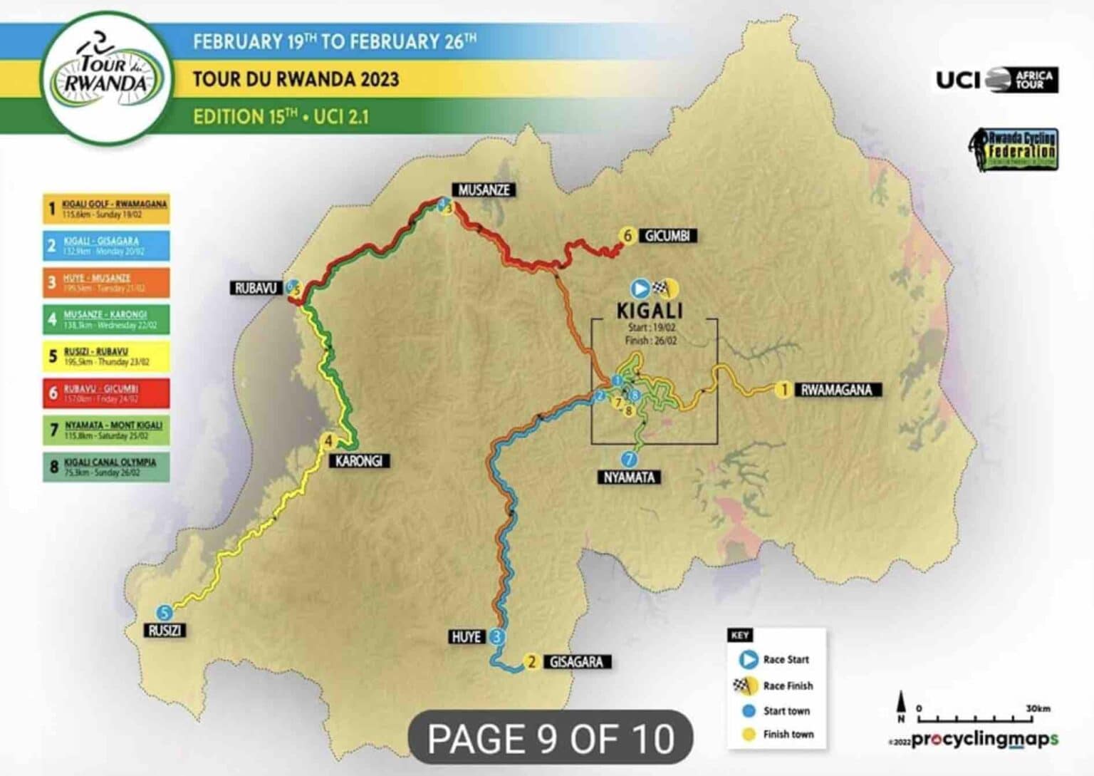 tour du rwanda 2023 schedule