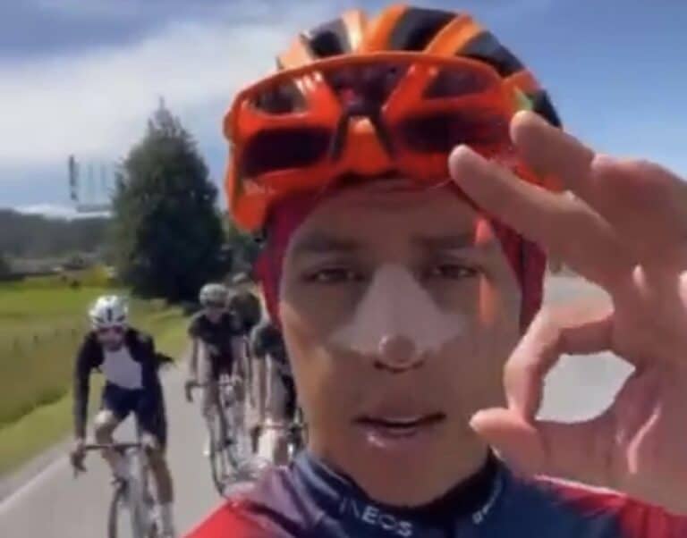 Egan Bernal s’est fait opérer du nez