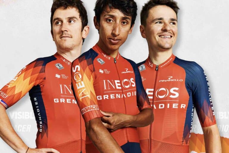 INEOS Grenadiers modifie complètement son nouveau maillot 2023
