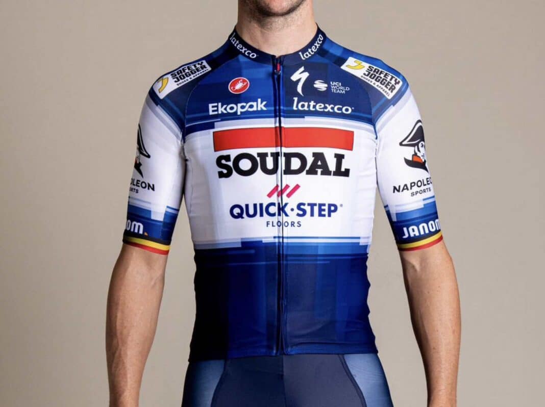 Le nouveau maillot 2023 de Julian Alaphilippe (SoudalQuick Step)