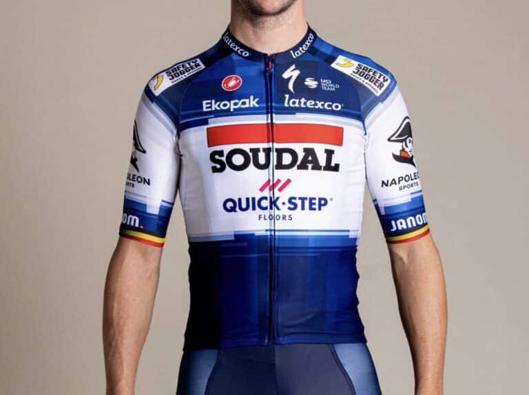 Le nouveau maillot 2023 de Julian Alaphilippe (Soudal-Quick Step)