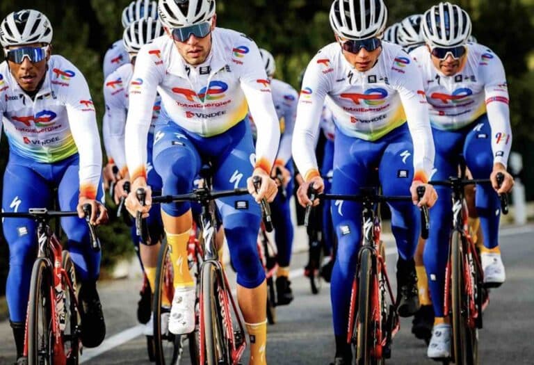Les coureurs de TotalEnergies sont en stage à Calpe pour 10 jours