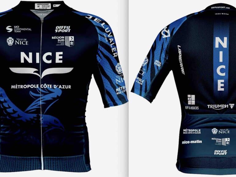 Nice Métropole Côte d’Azur : Le nouveau maillot 2023