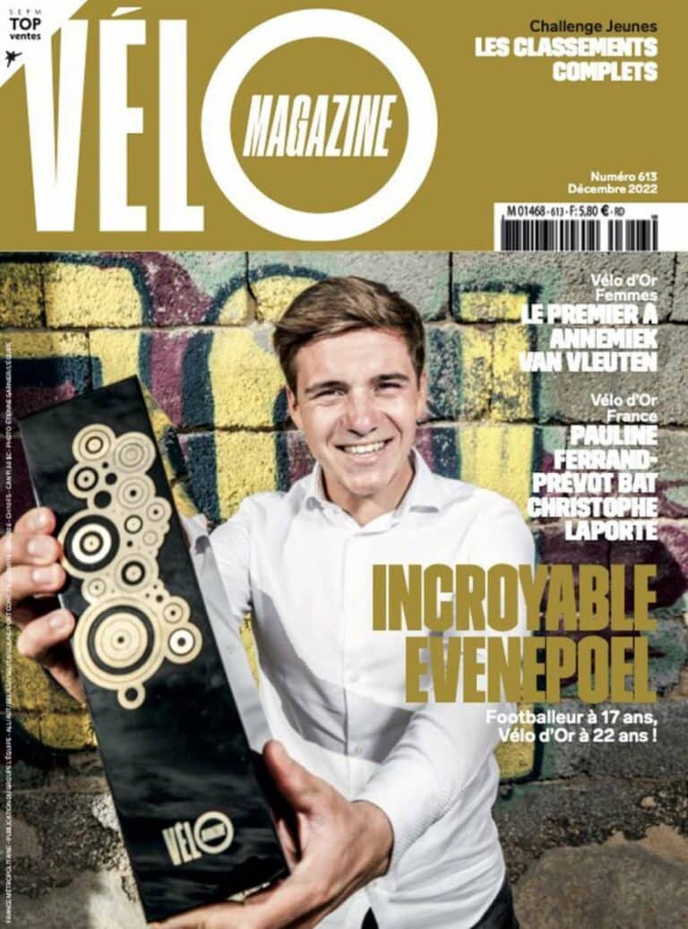 Vélo d’Or 2022 : Remco Evenepoel récompensé