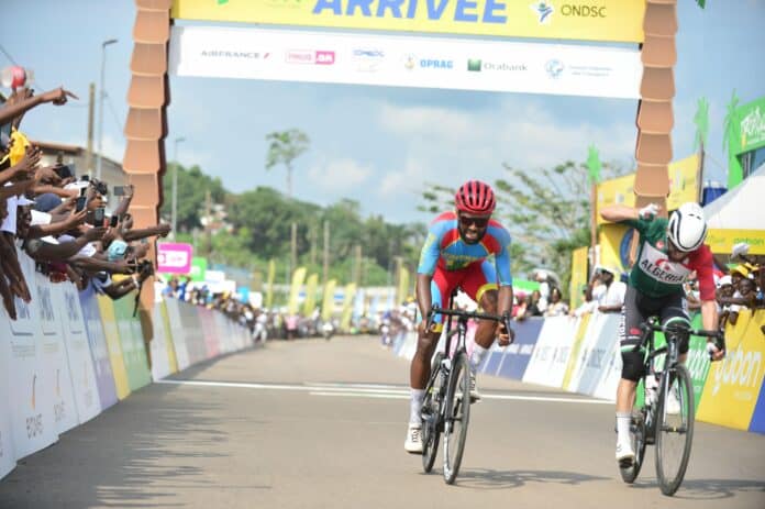 Azzedine Lagab remporte la 4e étape de la Tropicale Amissa Bongo