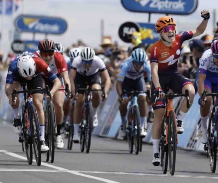 Daria Pikulik remporte la 1ère étape du Tour Down Under Femmes 2023