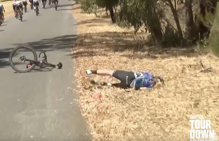 Keely Bennett abandonne le Tour Down Under sur chute