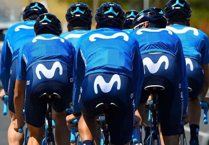 Movistar Team part avec six coureurs au Tour Down Under 2023