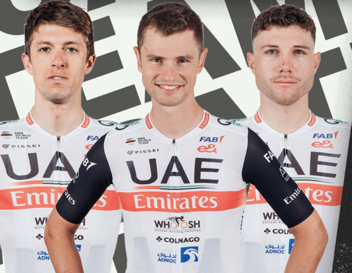 Tour Down Under 2023 : Trois leaders chez UAE Team Emirates