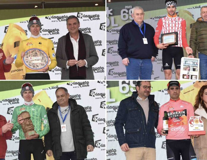 Tour d'Andalousie 2023 classements distinctifs après la 1ère étape