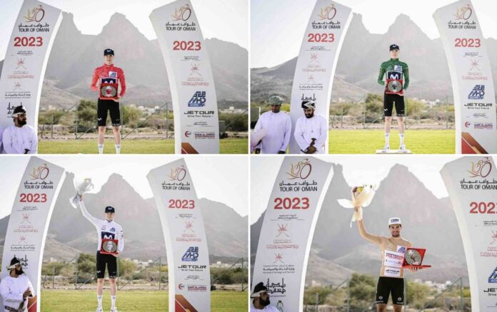 Tour d'Oman 2023 Etape 3 classements distinctifs