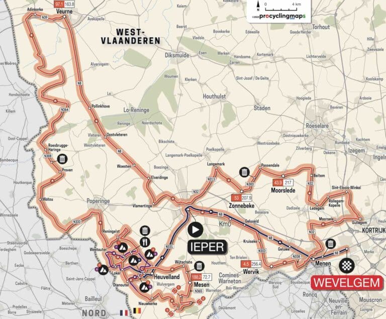 Gand-Wevelgem 2023 : Parcours et favoris