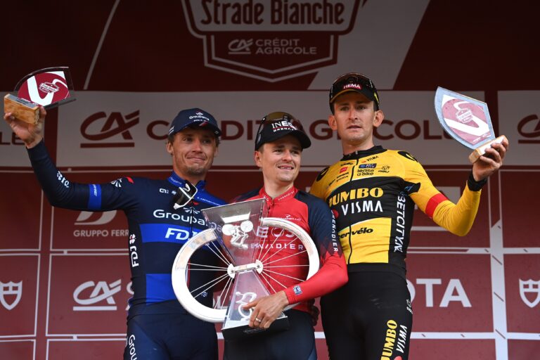 Strade Bianche – Valentin Madouas, deuxième, avait « les jambes pour faire mieux »