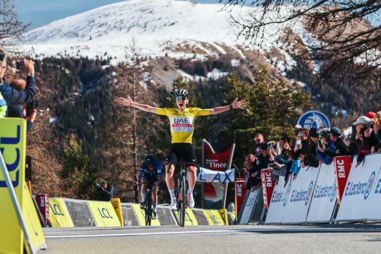 Tadej Pogacar regagne devant David Gaudu sur l’étape reine de Paris-Nice