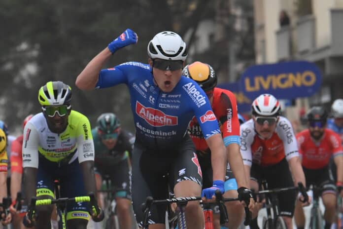 Tirreno-Adriatico – Jasper Philipsen : « Du bien d'obtenir la première victoire de l'équipe »