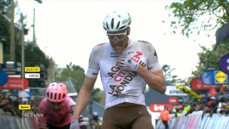 Dorian Godon brillant vainqueur de La Flèche Brabançonne, quatre Français dans le top 5
