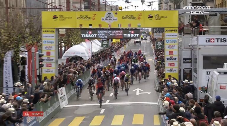 Ethan Hayter vainqueur d’étape et nouveau leader au Tour de Romandie