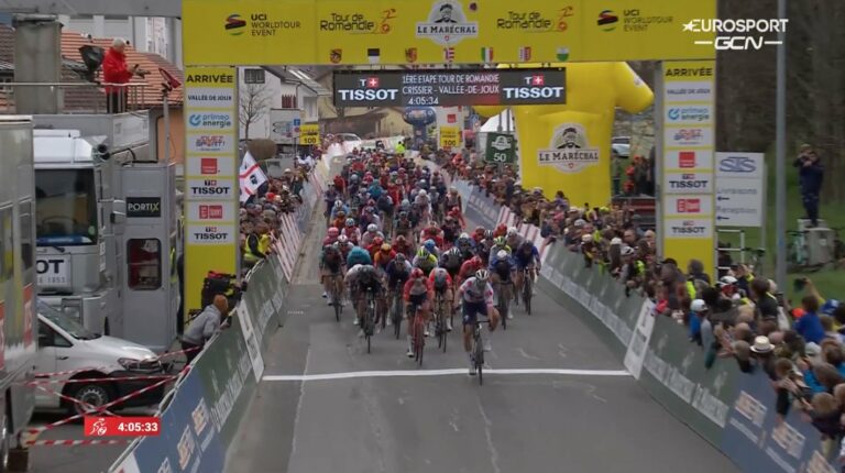 Ethan Vernon s’impose avec aisance au sprint sur le Tour de Romandie