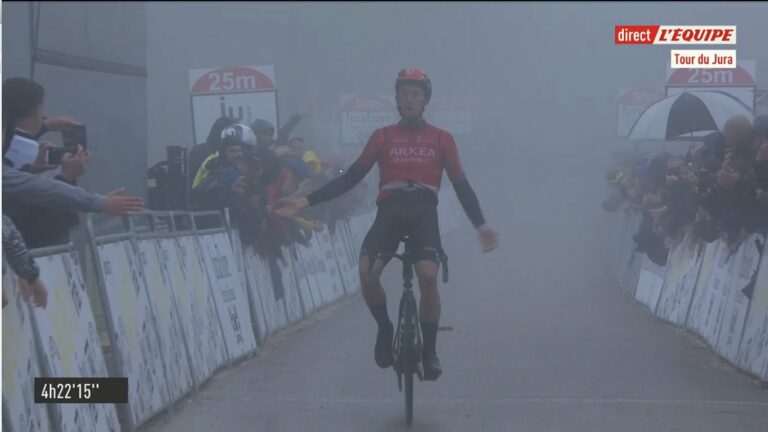 Kévin Vauquelin s’offre en solitaire un Tour du Jura dantesque, Thibaut Pinot deuxième
