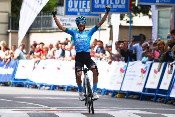 Lorenzo Fortunato victorieux en solitaire et nouveau leader du Tour des Asturies
