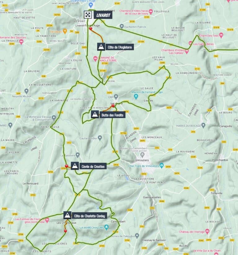 Paris-Camembert 2023 : Parcours et favoris
