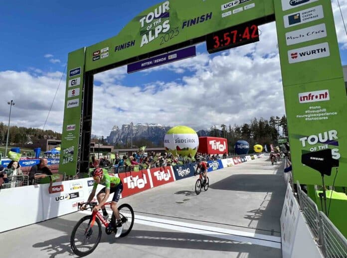 Tour des Alpes 2023 deuxième étape en deux jours pour Tao Geoghegan Hart