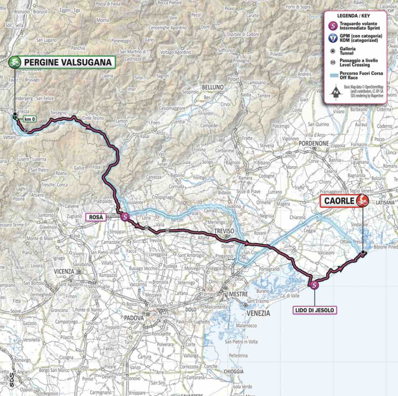Giro 2023, étape 17 Parcours et profil