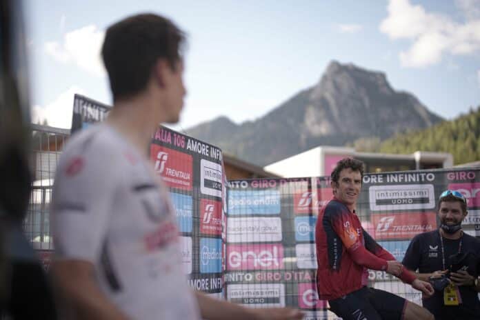 Giro 2023 – Geraint Thomas : « C’est bien d’avoir doublé l’écart sur Almeida »