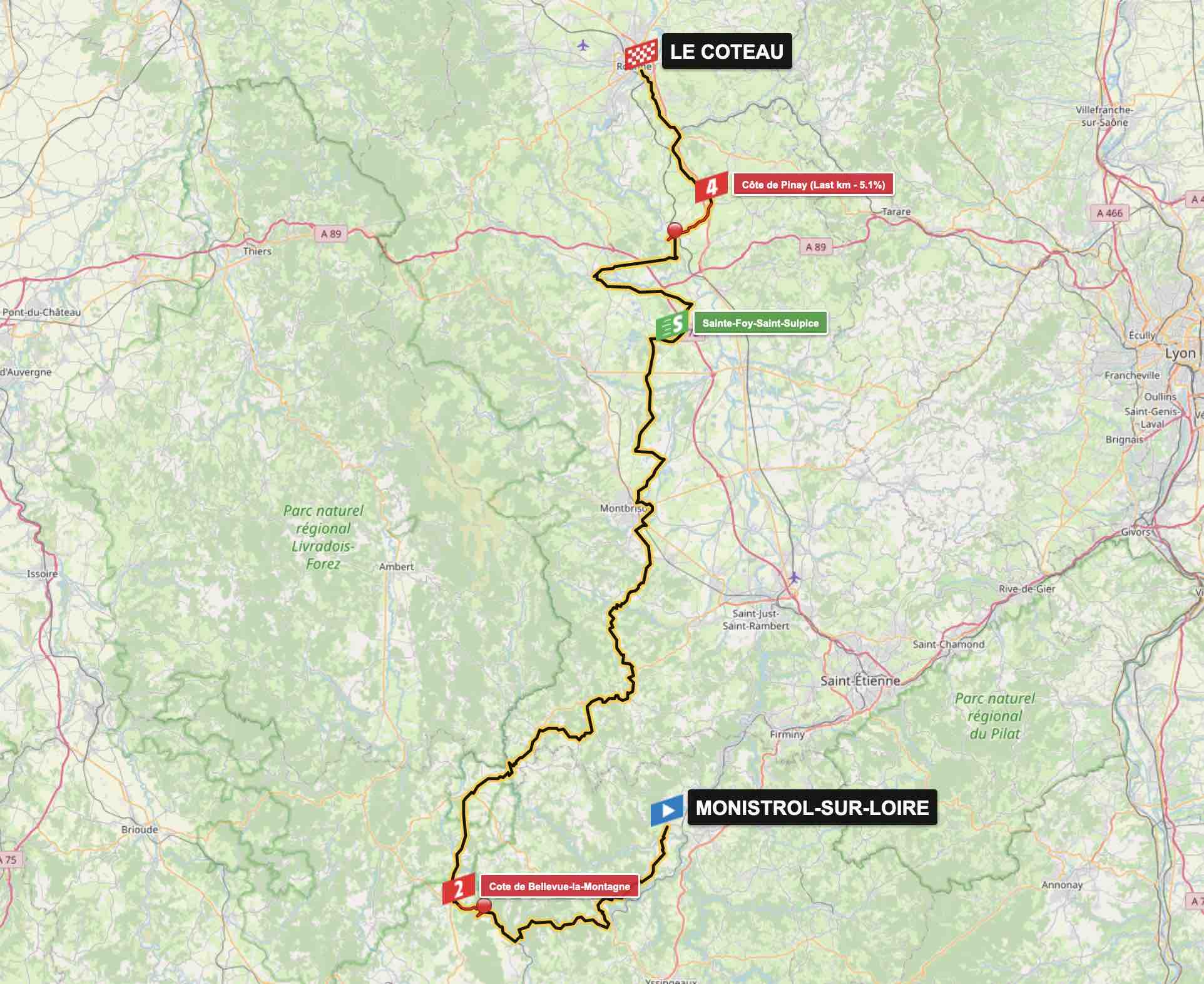 Critérium du Dauphiné 2023, étape 3 Profil et parcours