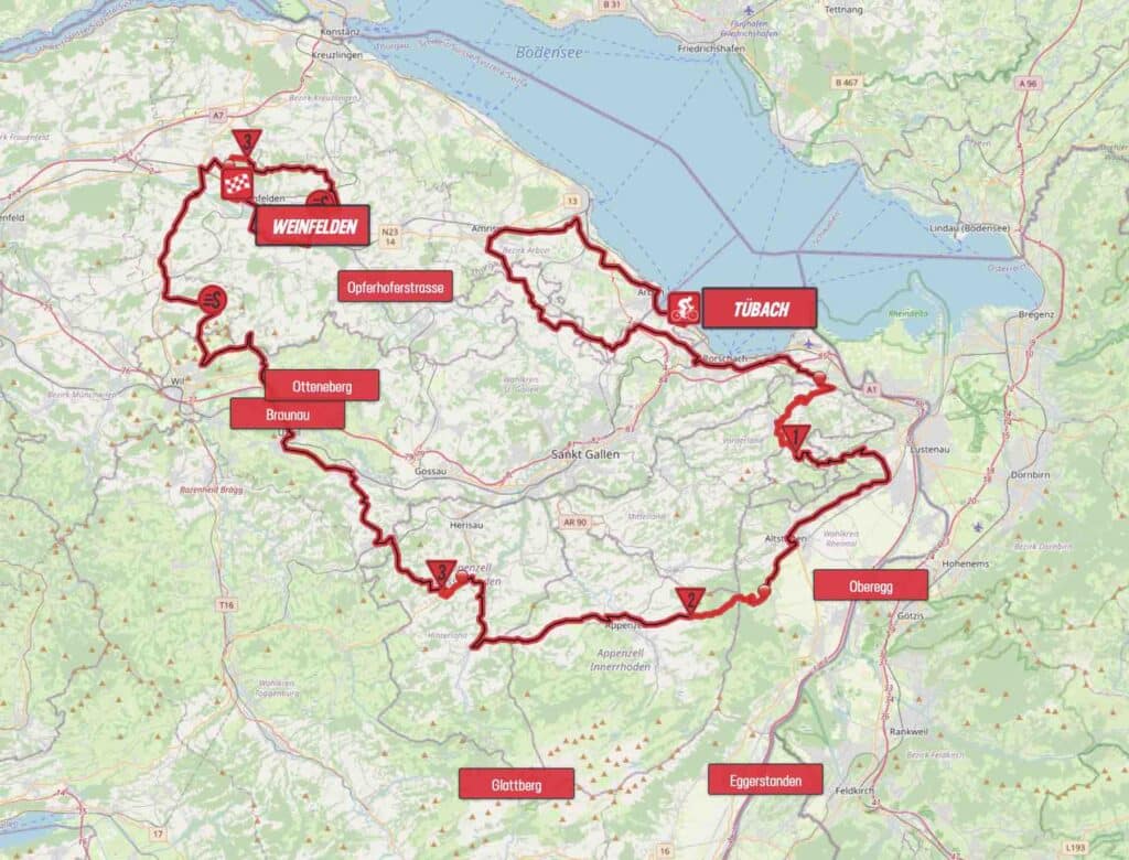 tour suisse 2023 parcours