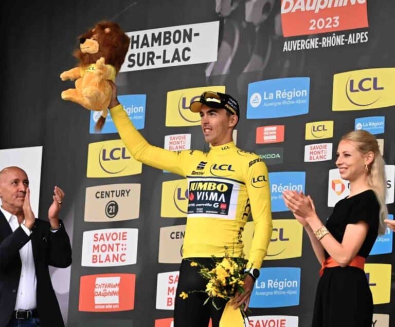 Critérium du Dauphiné 2023 – Christophe Laporte : « Génial de porter le maillot jaune »
