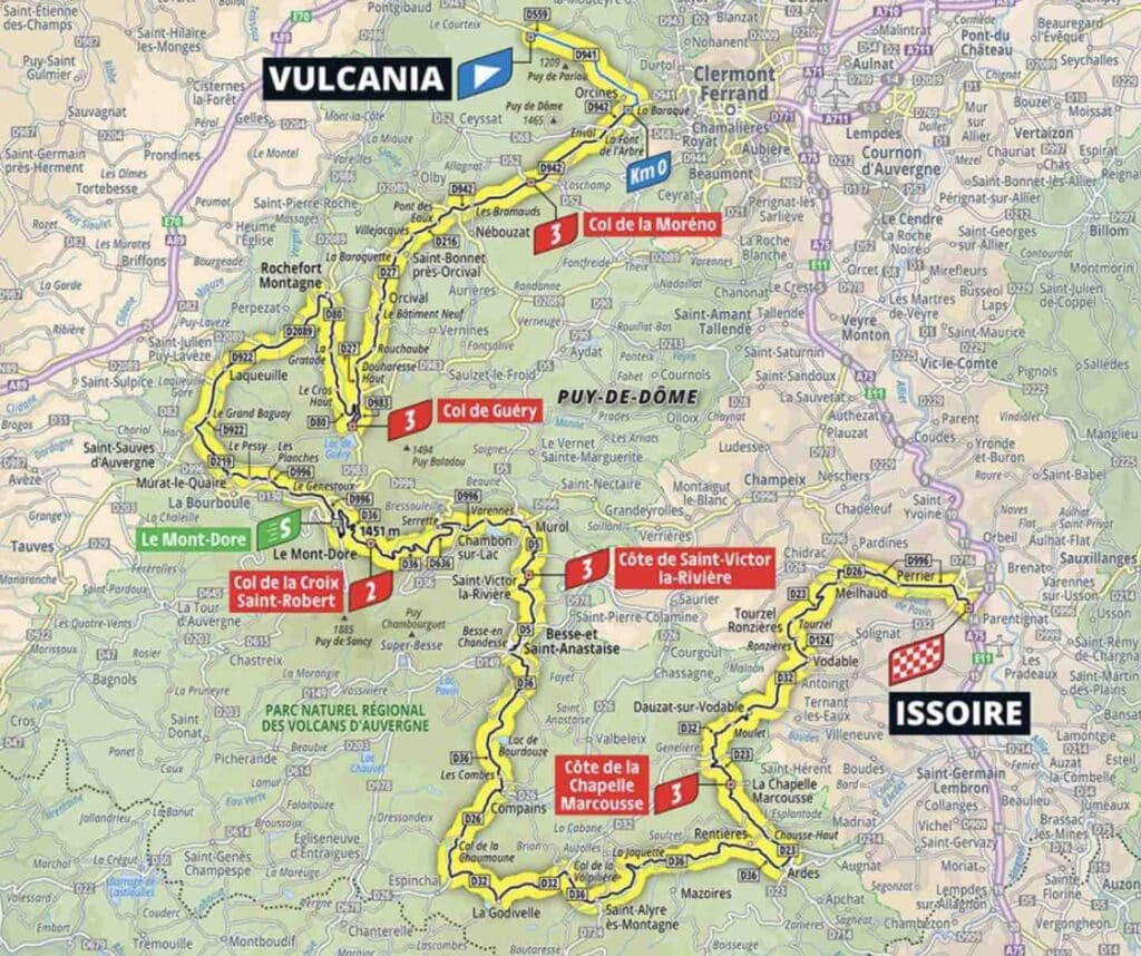 Tour de France 2023, étape 10 Profil et parcours détaillés