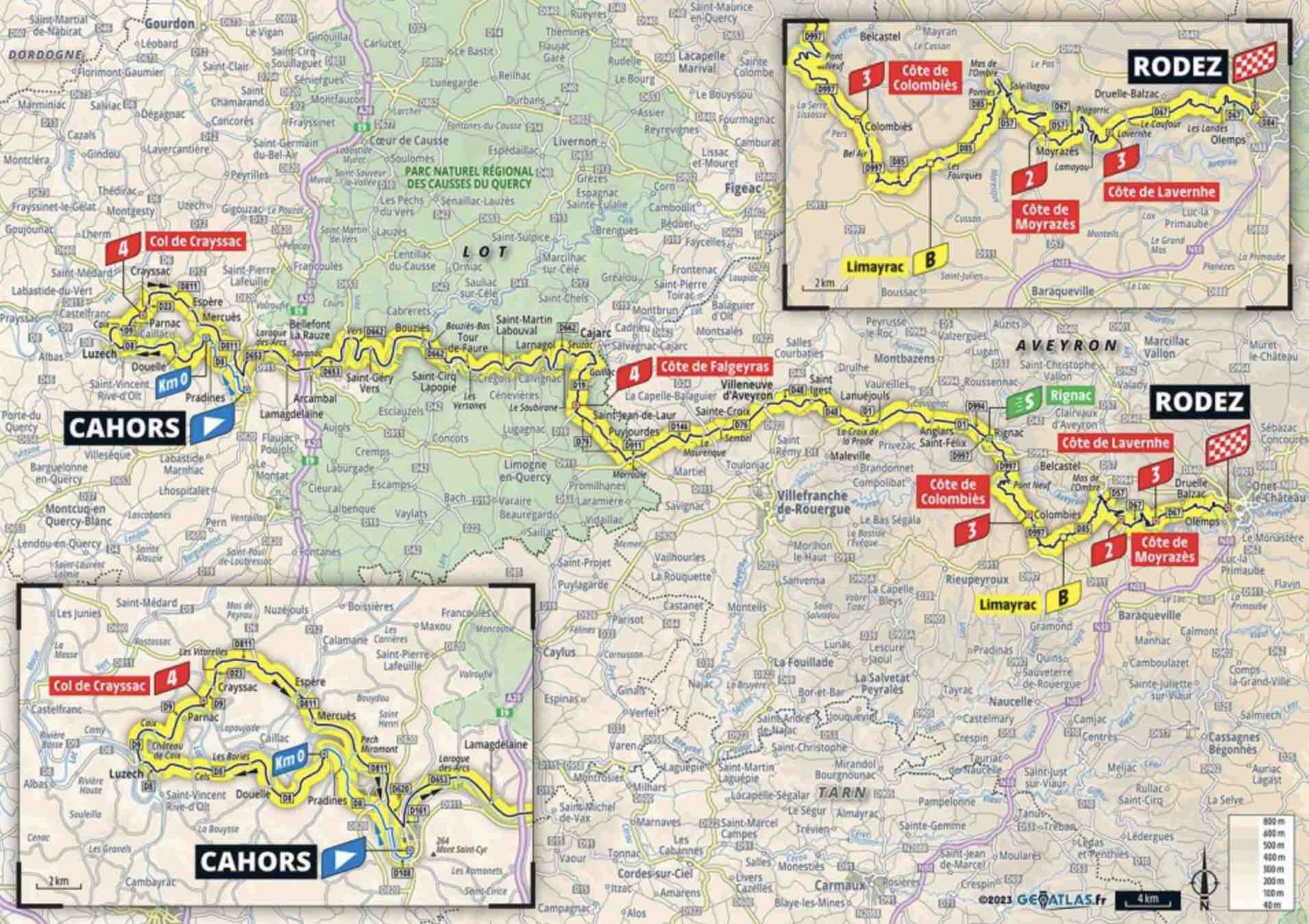 Tour de France 2023 Femmes, étape 4 Profil et parcours détaillés