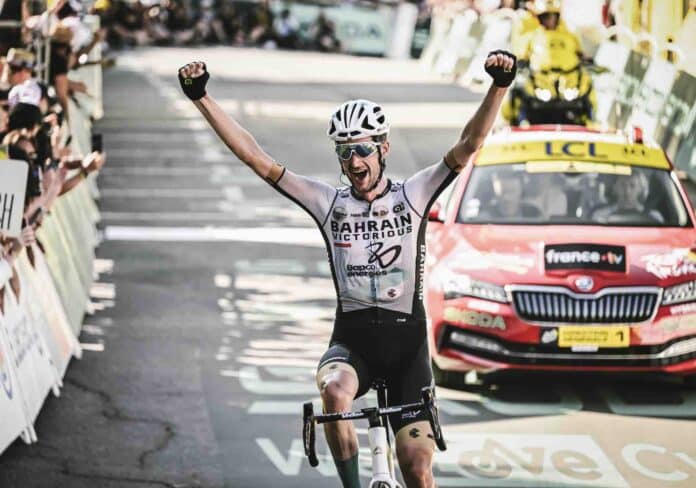 Tour de France 2023 étape 15 Wout Poels s'impose à Saint-Gervais Mont-Blanc