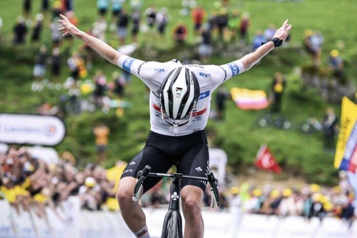 Tour de France 2023 étape 6 Tadej Pogacar répond à Jonas Vingegaard
