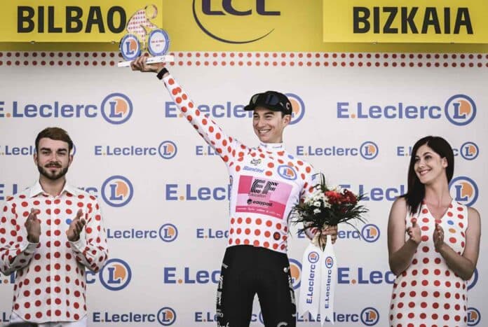 Tour de France 2023 Neilson Powless avec ce maillot à pois je réalise un rêve d'enfant