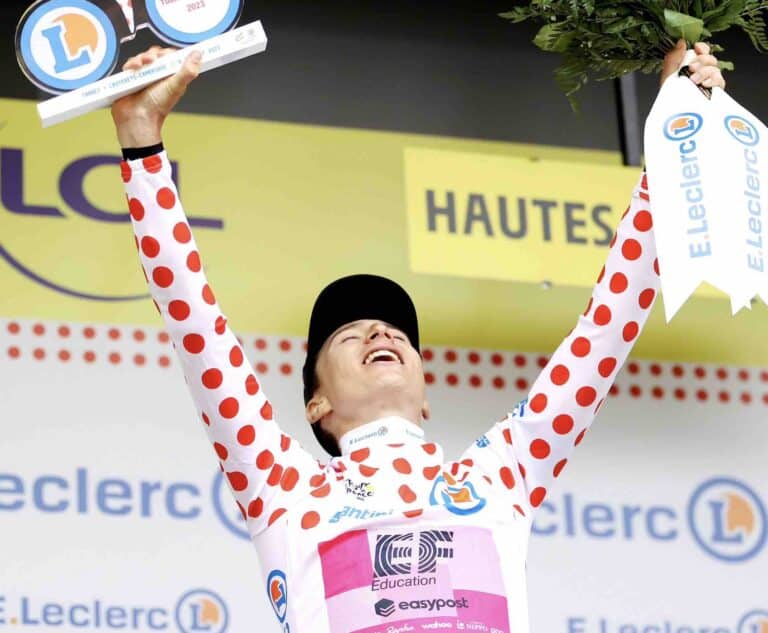 Tour de France 2023 – Neilson Powless : « Continuer de profiter du maillot à pois »