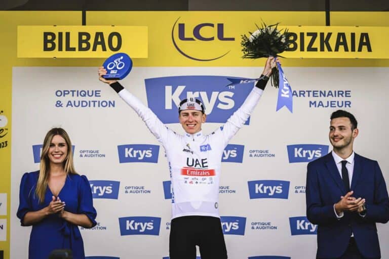 Tour de France 2023 – Tadej Pogacar : « On a montré qu’on était fort »