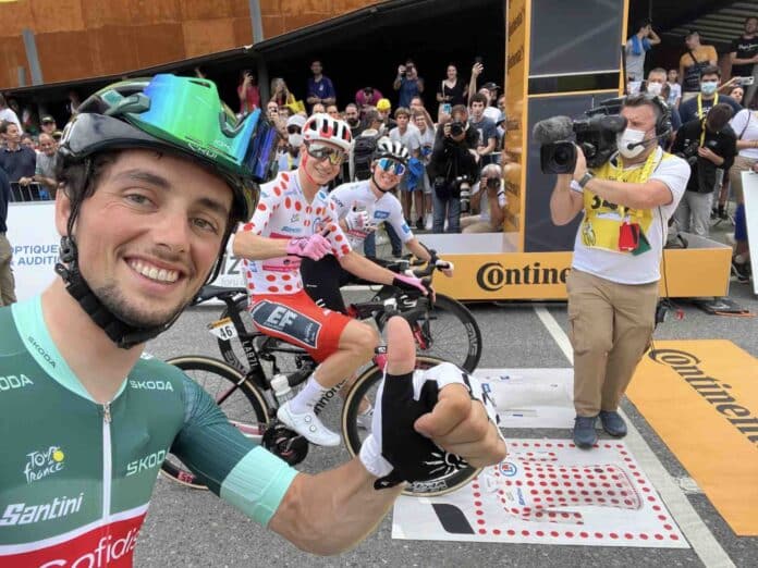 Tour de France 2023 Victor Lafay une journée de plus avec le maillot vert