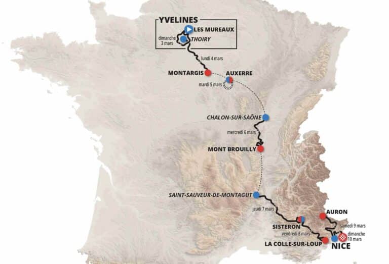Paris-Nice 2024 : Parcours détaillé