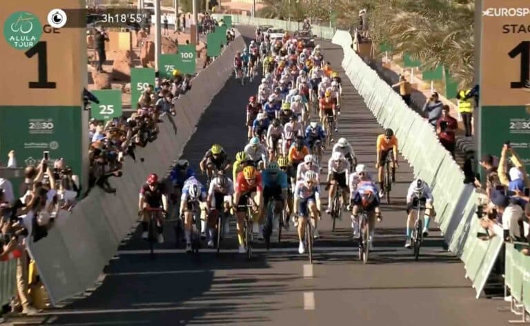 AlUla Tour 2024, étape 1 : Victoire au sprint de Casper Van Uden