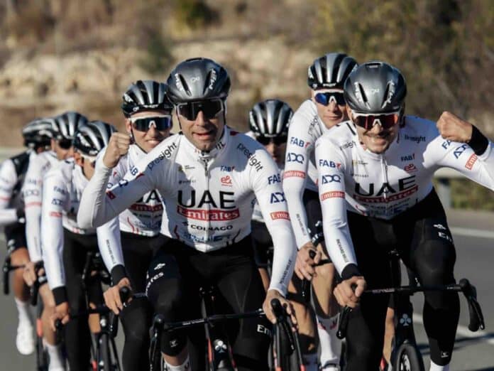 Challenge de Majorque UAE Team Emirates avec 11 coureurs
