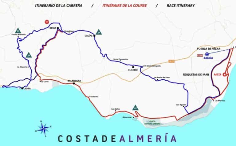 Clasica de Almeria 2024 : Parcours détaillé
