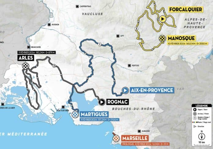 Tour de La Provence 2024 parcours détaillé