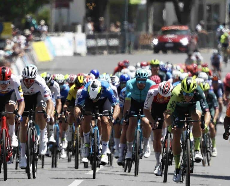 Tour Down Under 2024, Laurence Pithie chute et échoue à Tanunda