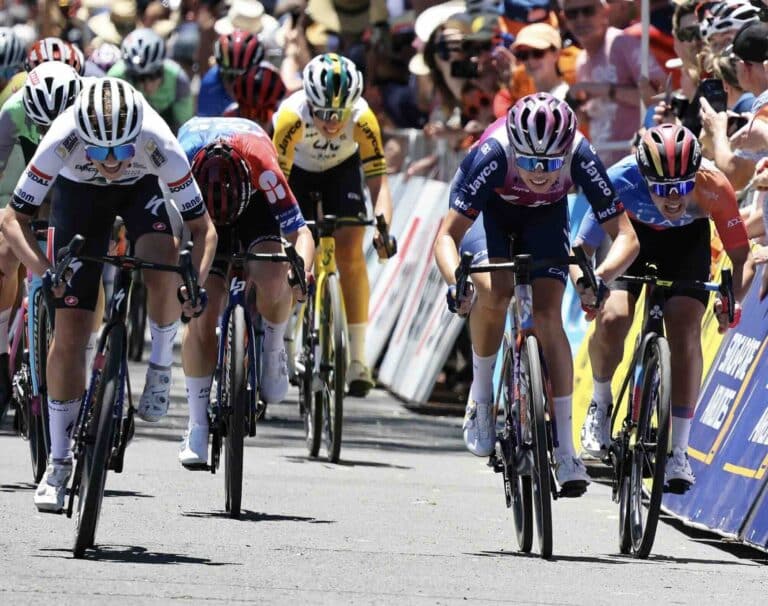 Tour Down Under : Ally Wollaston remporte la 1ère étape