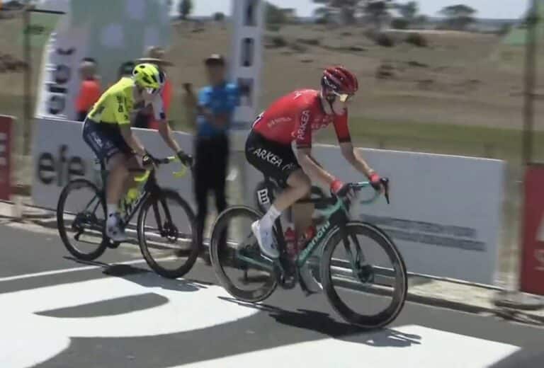 Tour Down Under 2024 : Louis Barré : « Je récupère le maillot de meilleur grimpeur »